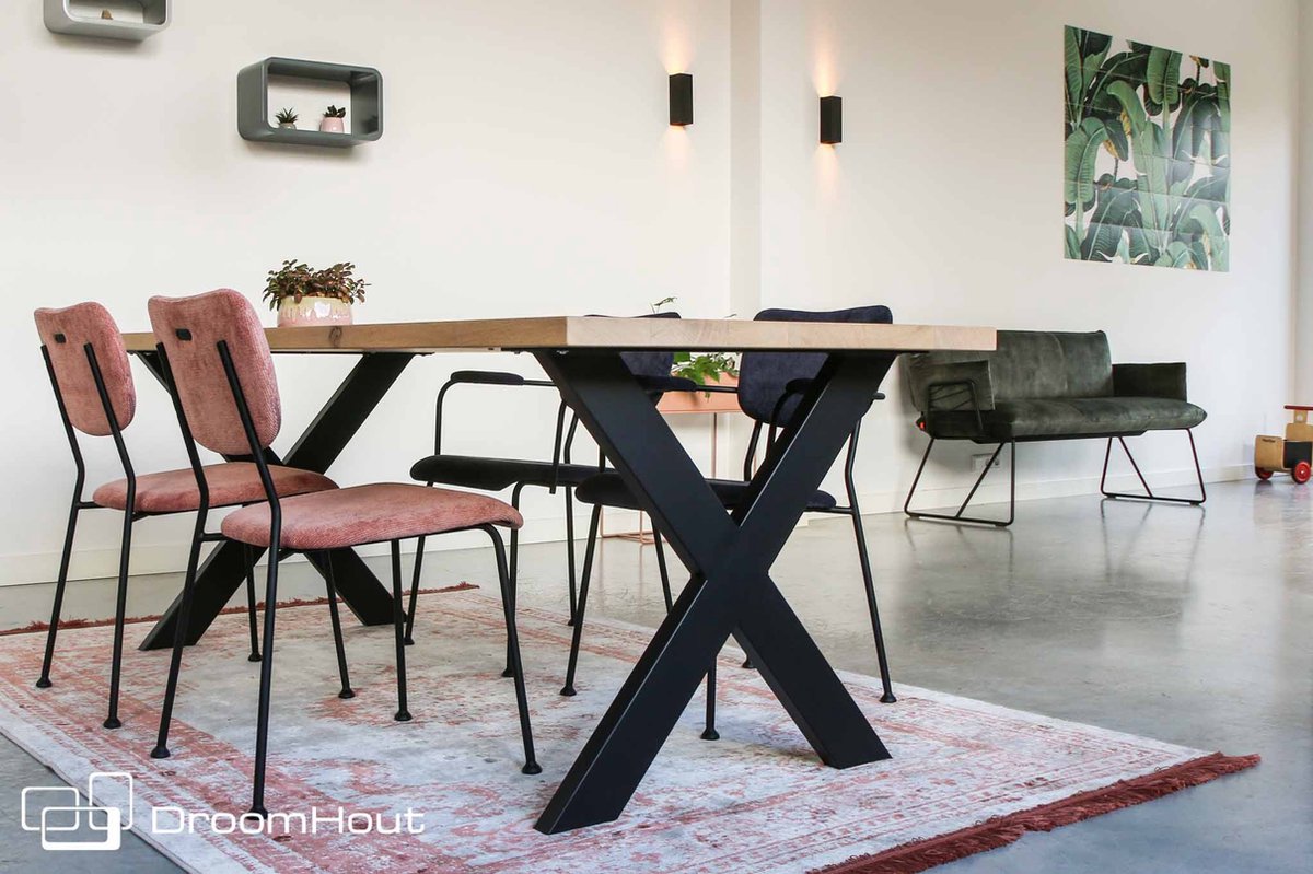 Designtafel eiken DroomHout Grazioso