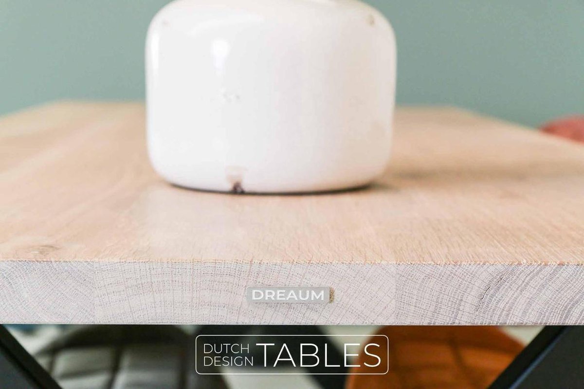 Designtafel eiken DroomHout Grazioso