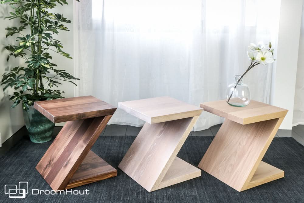 Bijzettafel DroomHout Madrid - Dutch Design Tables