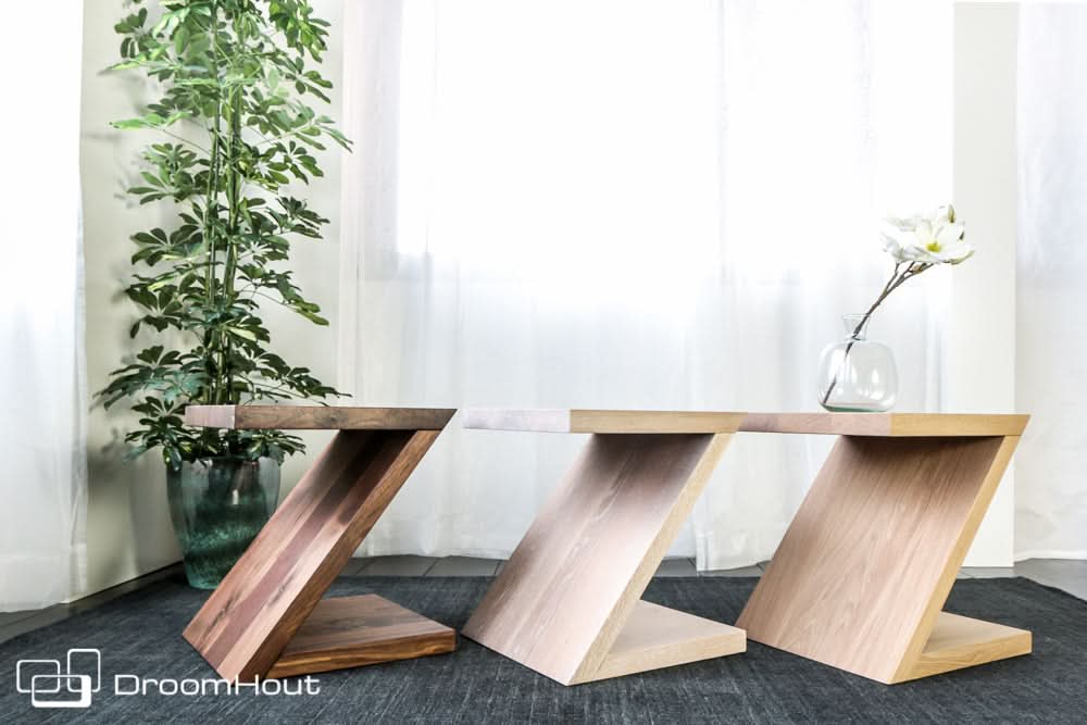 Bijzettafel DroomHout Madrid - Dutch Design Tables