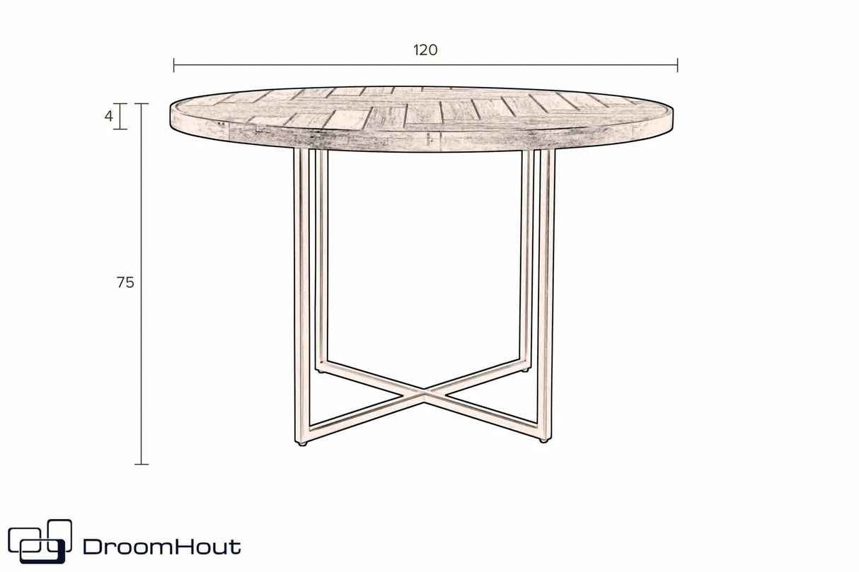 Ronde designtafel Dutchbone Class