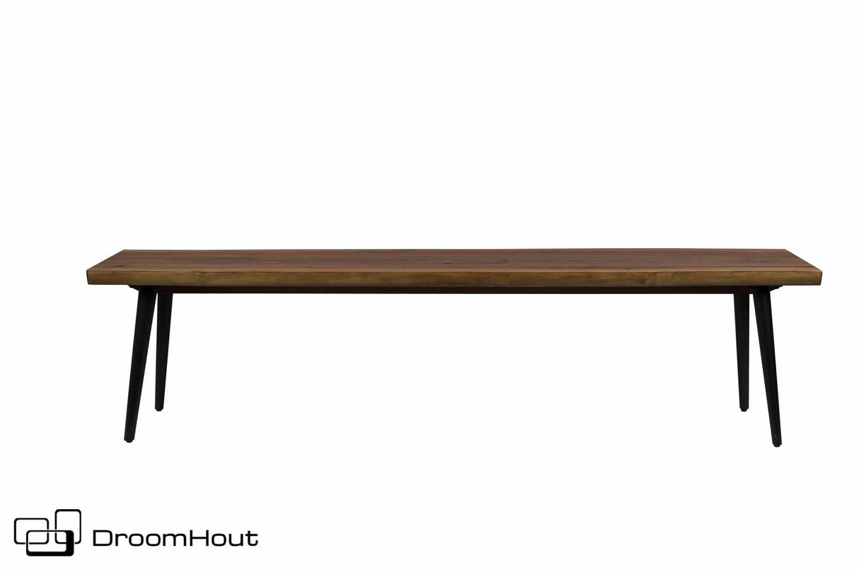 Eettafel noten Dutchbone Alagon (ook met eetkamerbank) - Dutch Design Tables