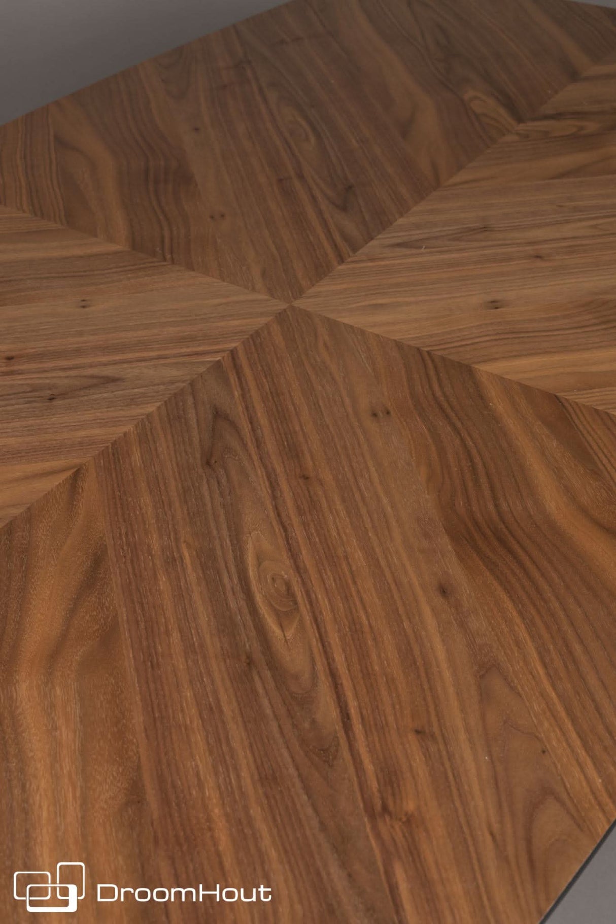 Eettafel noten Dutchbone Clover - Dutch Design Tables