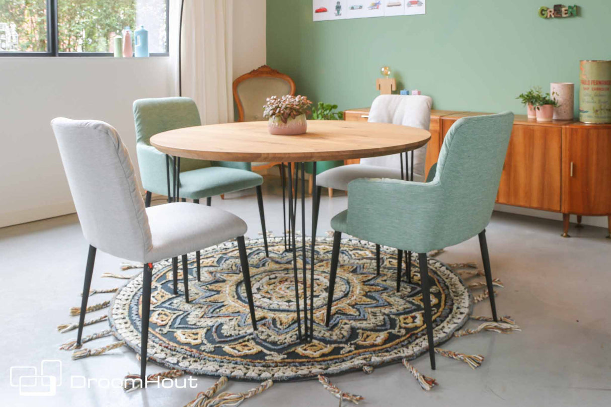 Ronde eettafel DroomHout Forcina - Dutch Design Tables