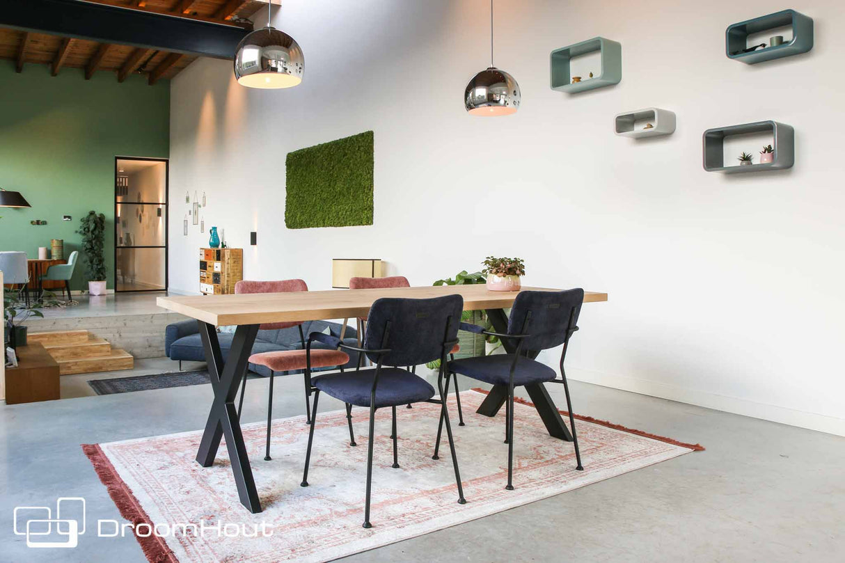 Eettafel DroomHout Grazioso - 200 cm x 90 cm - showroommodel - Dutch Design Tables