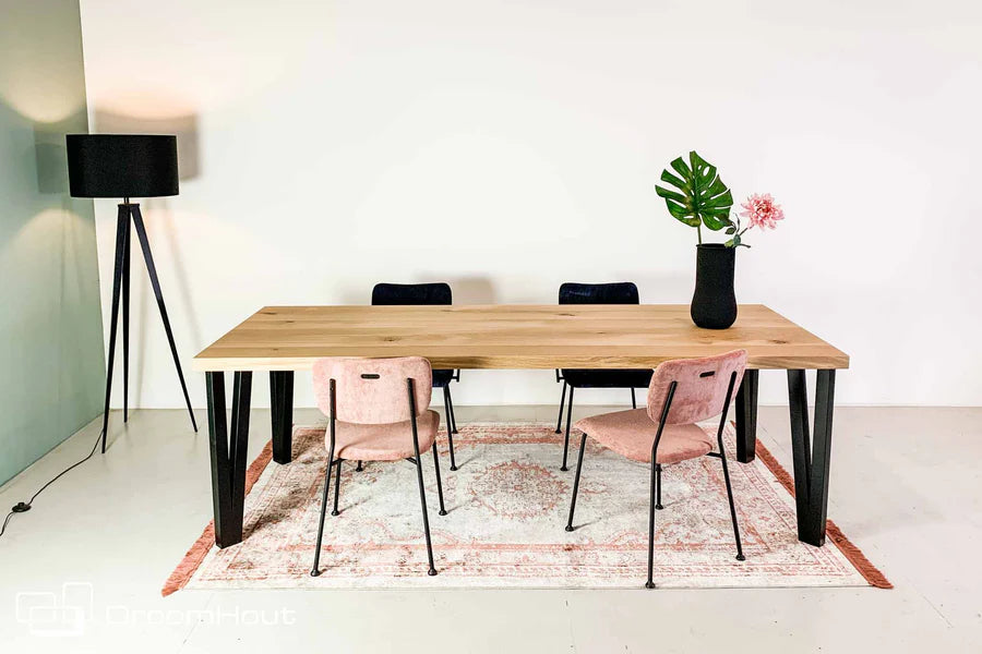 Designtafel eiken DroomHout Elegante