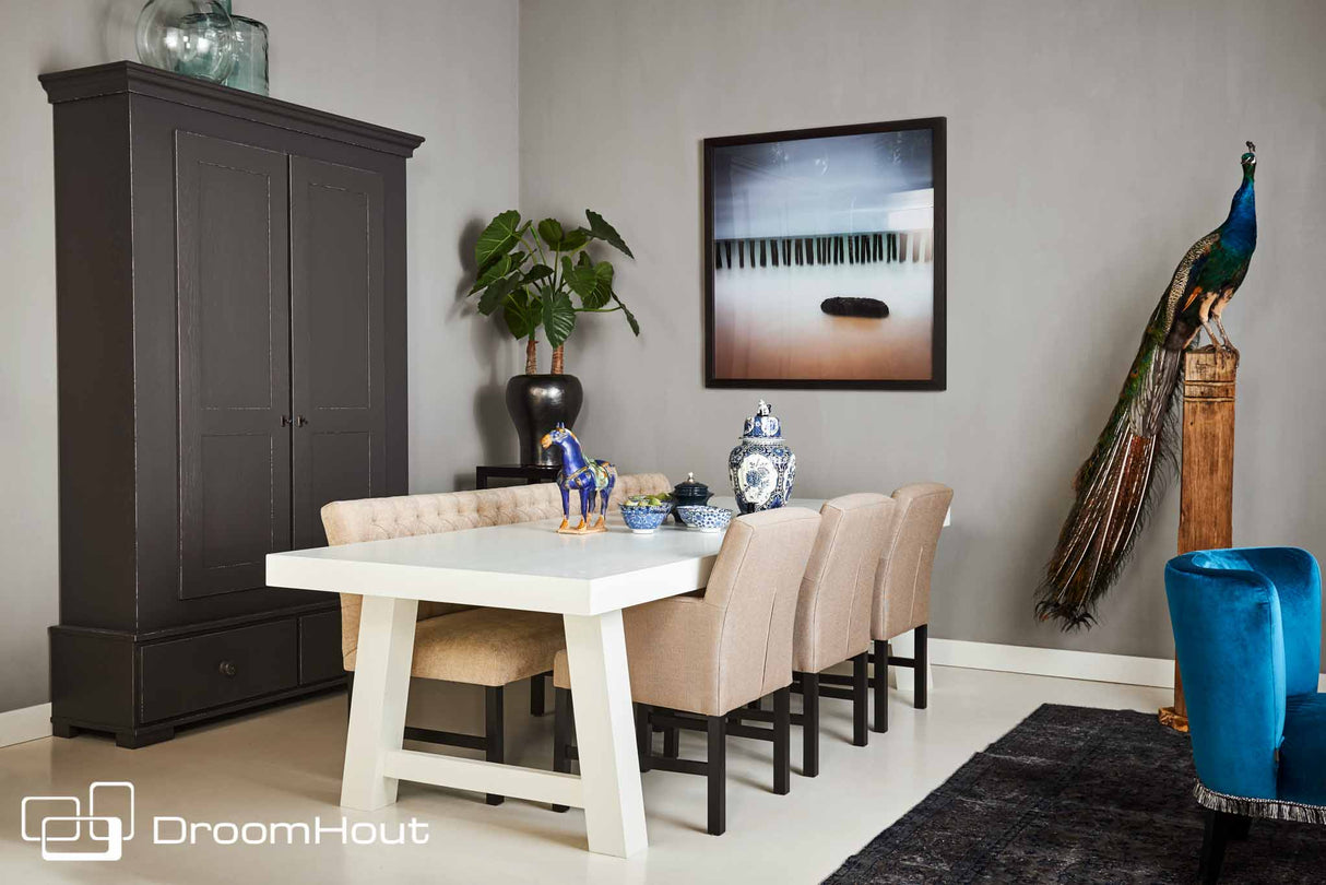 Tafel eiken Keijser&Co Big Top recht model - Dutch Design Tables