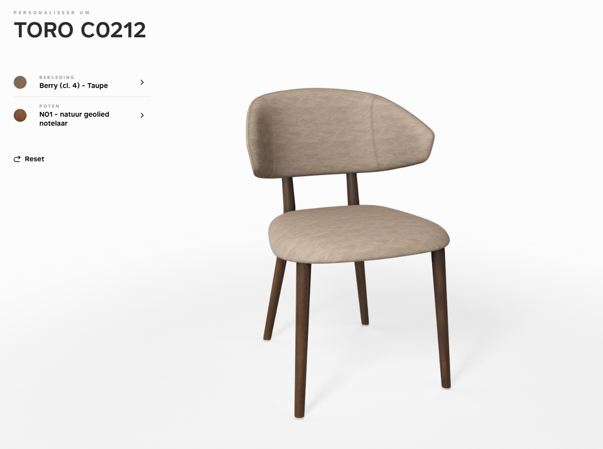 TORO C0212 Berry CL4 Taupe NO1 natuur geolied notelaar