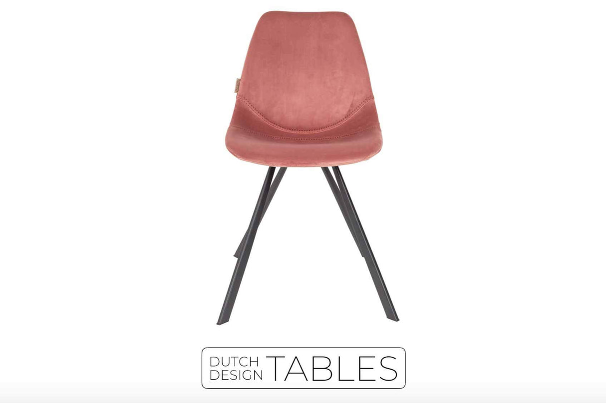 Stoel Dutchbone Franky Chair velvet (per 2) Dutch Design Tables
