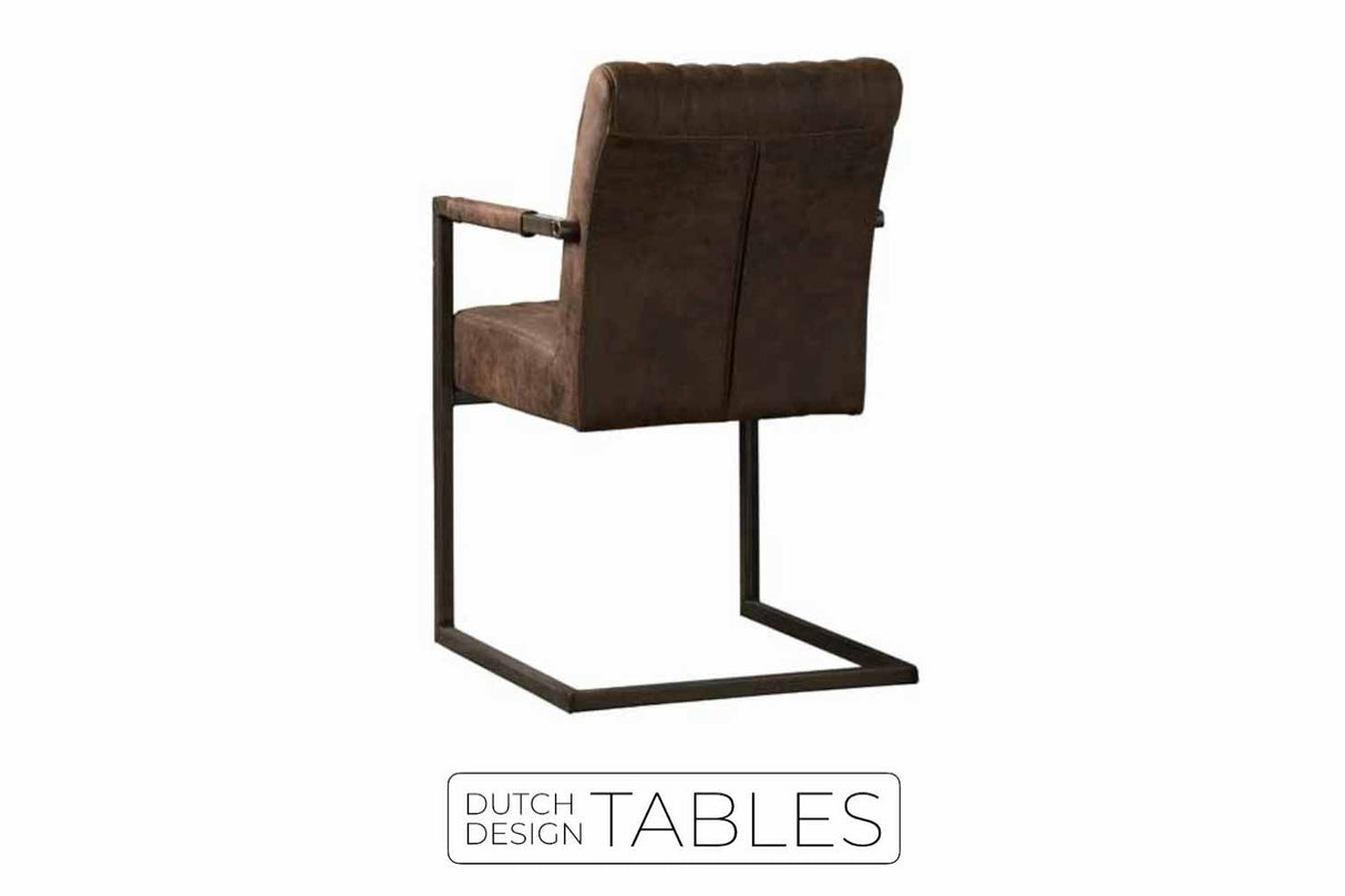 Stoel Tower Living Ferro met armleuning Dutch Design Tables