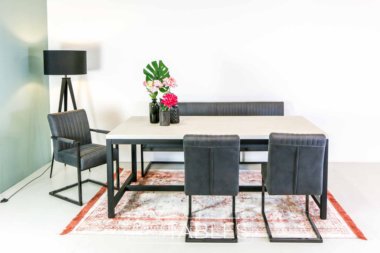 Stoel Tower Living Ferro met armleuning Dutch Design Tables