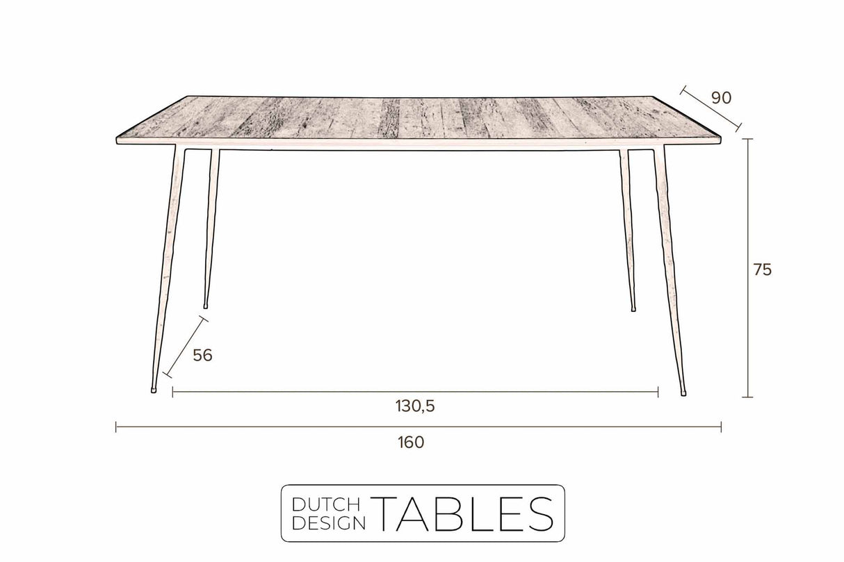 Tafel Dutchbone Pepper Dutch Design Tables