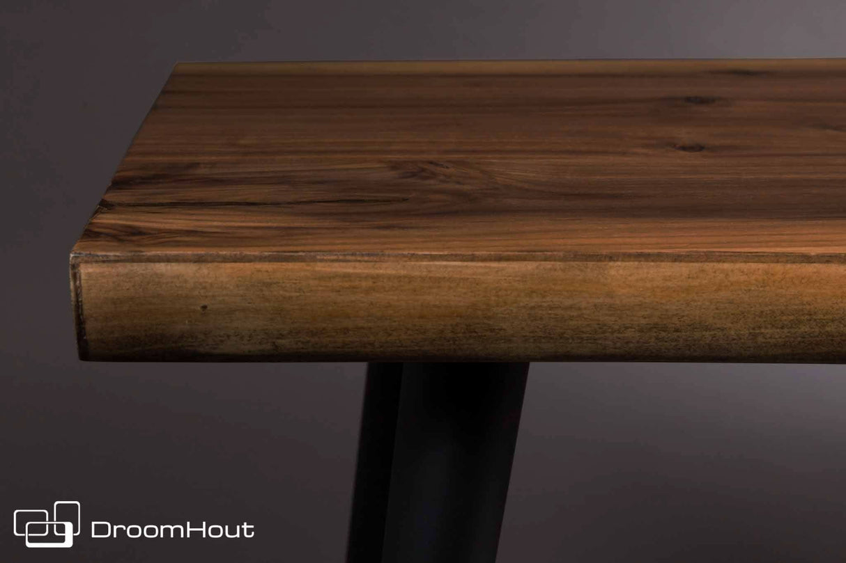 Eettafel noten Dutchbone Alagon (ook met eetkamerbank)