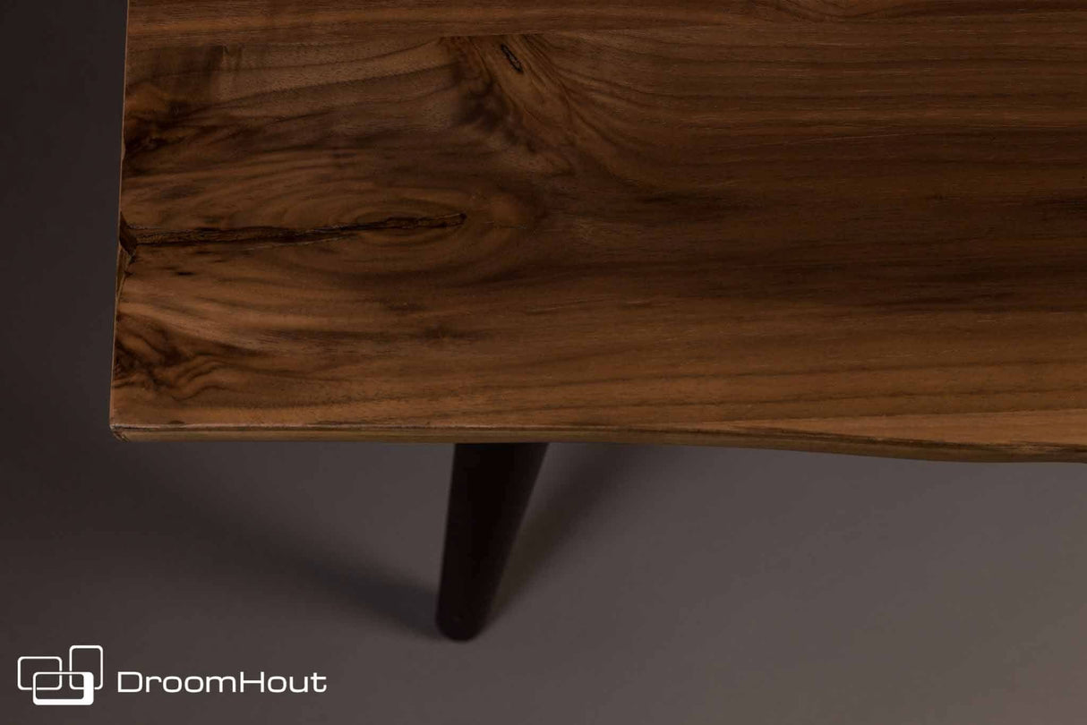 Eettafel noten Dutchbone Alagon (ook met eetkamerbank)