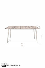 Eettafel Dutchbone Pepper