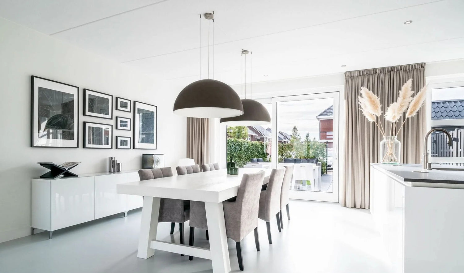 Designtafel eiken Keijser&Co Big Top recht model