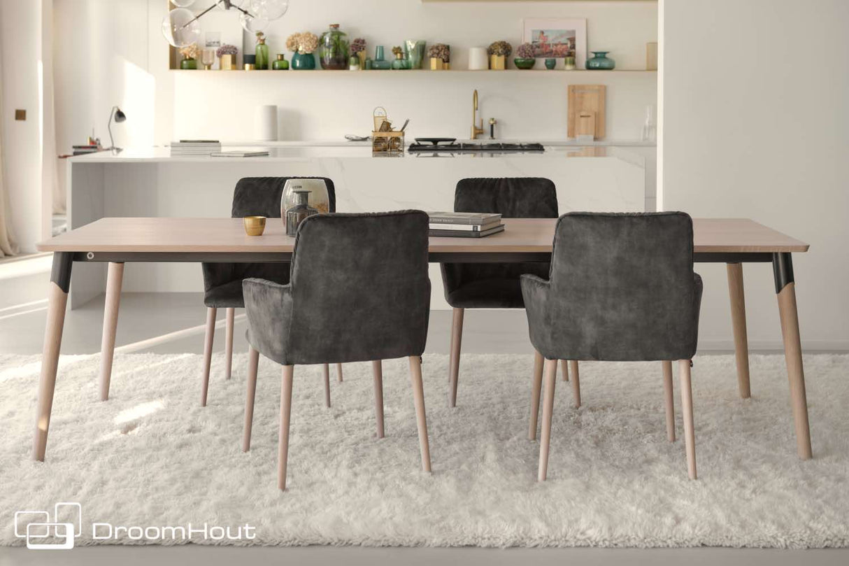 Eettafel eiken Mobitec Core