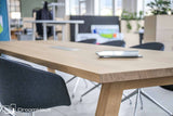 Vergadertafel eiken DroomHout Kopenhagen