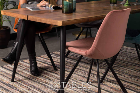 Stoel Dutchbone Franky Chair velvet (per 2) Dutch Design Tables