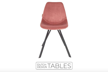 Stoel Dutchbone Franky Chair velvet (per 2) Dutch Design Tables