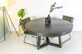 Tafel eiken Keijser en Co Big Top rond 3-poot Dutch Design Tables