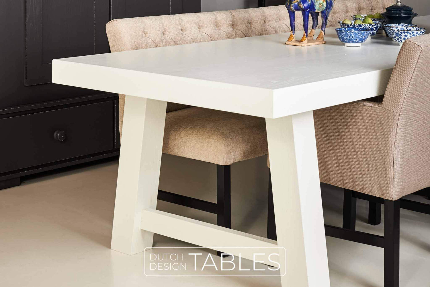 Tafel eiken Keijser & Co Big Top recht model Dutch Design Tables