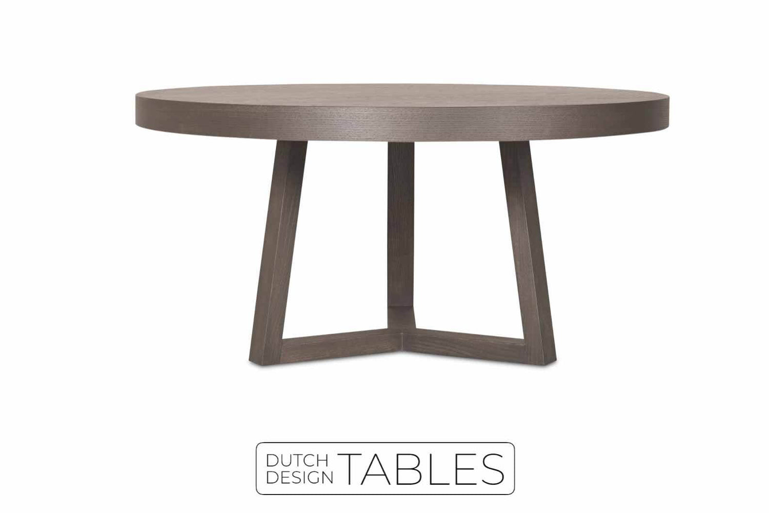 Tafel eiken Keijser en Co Big Top rond 3-poot Dutch Design Tables