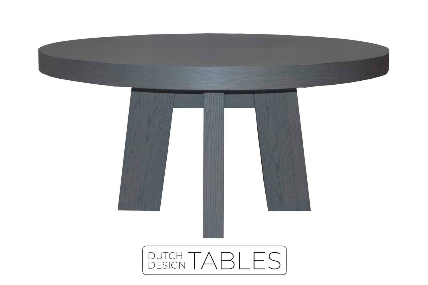 Tafel eiken Keijser en Co Big Top rond 4-poot Dutch Design Tables