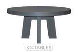 Tafel eiken Keijser en Co Big Top rond 4-poot Dutch Design Tables