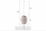 Hanglamp Dutchbone Kubu Dutch Design Tables